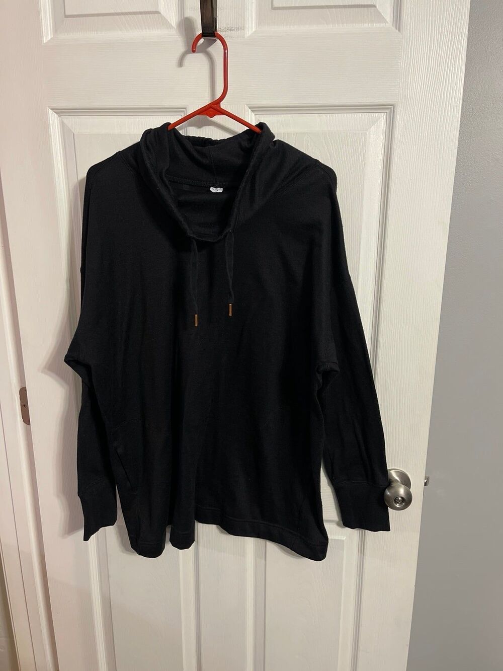 Old Navy Women's Active Mock-Neck Tunic Sweatshirt Size 1X Black
